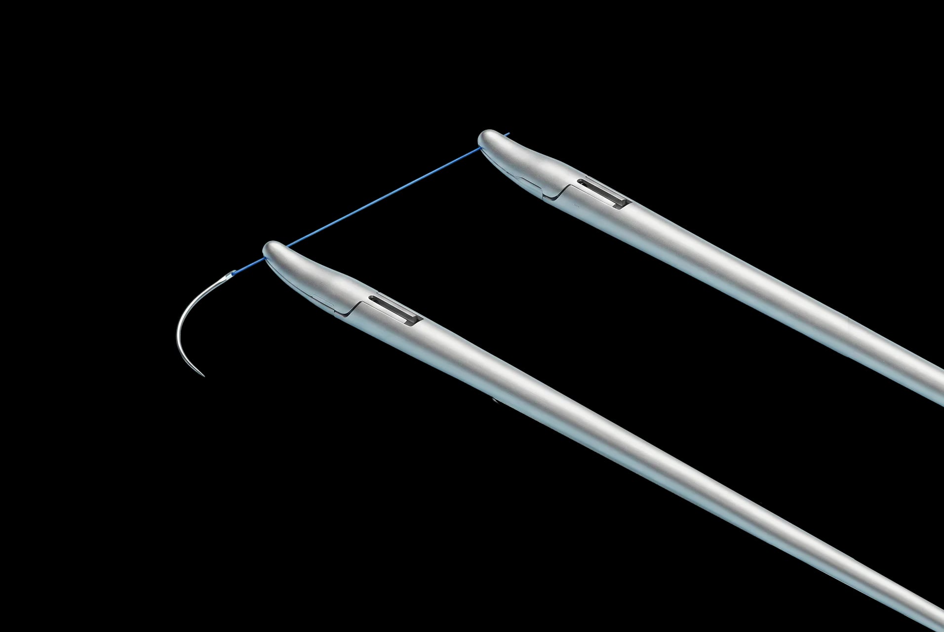 Laparoscopic suturing instruments