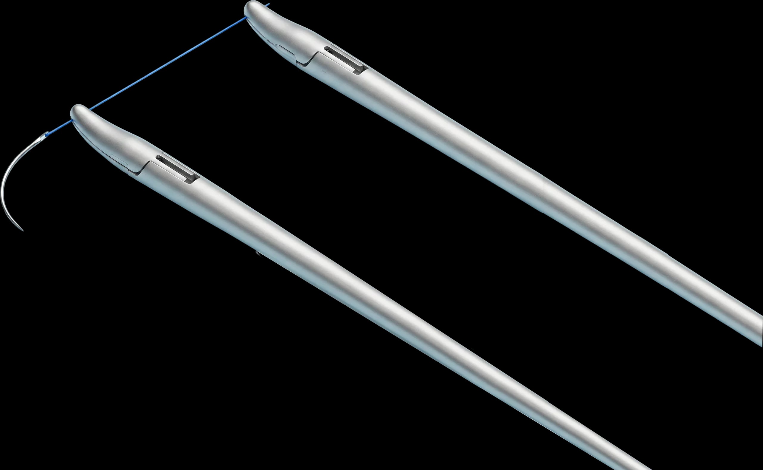 Laparoscopic suturing instruments